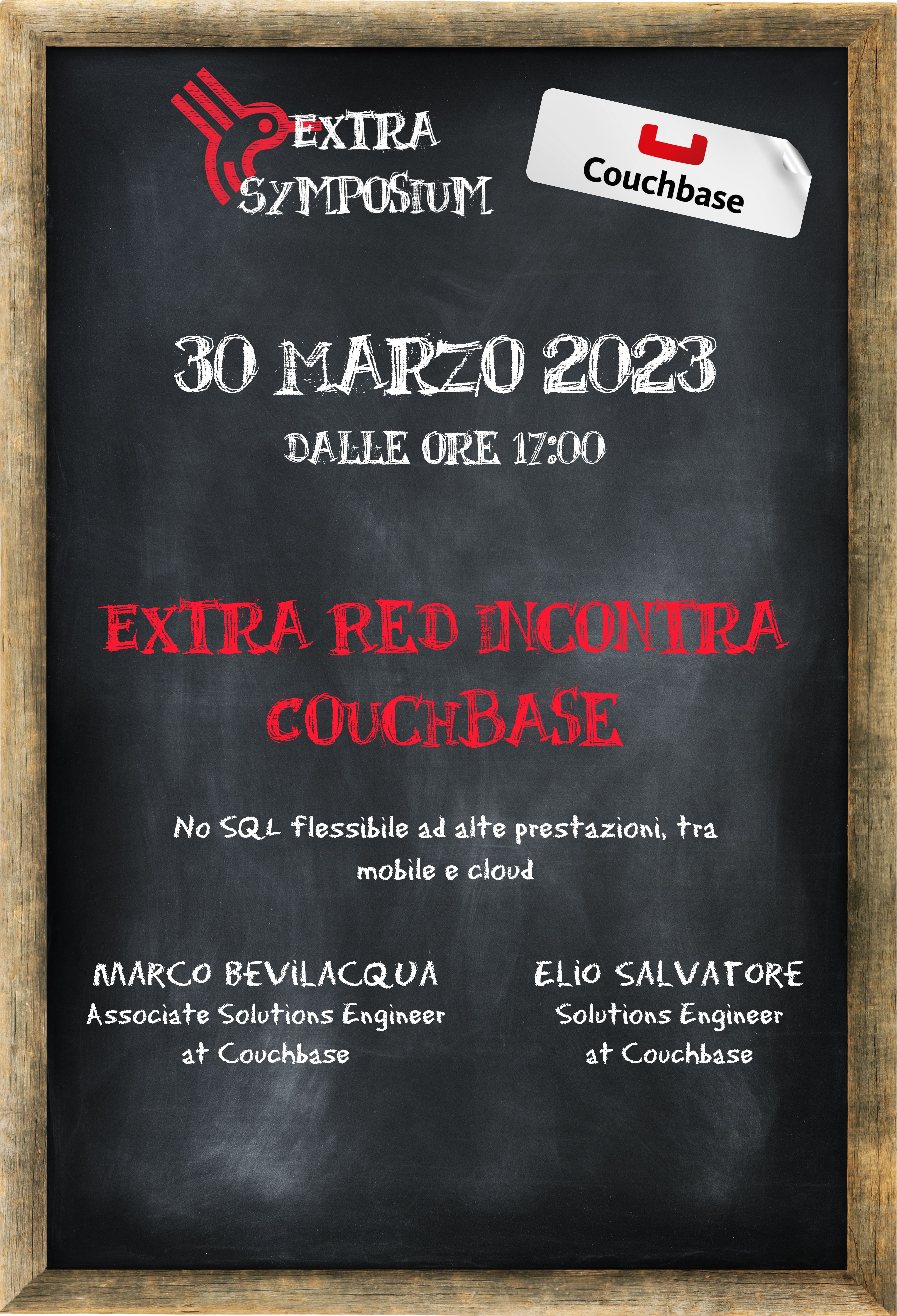 Extra Red Incontra Couchbase: NO SQL Flessibile ad alte prestazioni, tra mobile e cloud